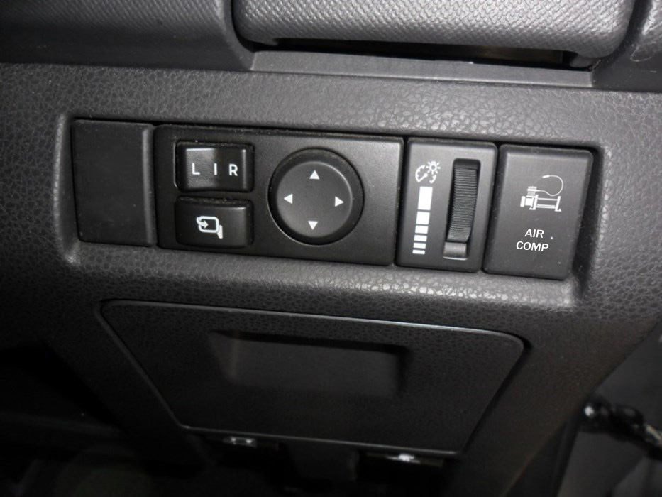 Dash Panel from Isuzu D-Max 2013 LS-Terrain Auto 4x4 MY12 with AOBSWC100 series Push Button Switches