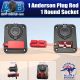 Anderson Plug SB50 + Red DUST CAP + Round Socket  + Red SB50 Plug