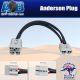 Anderson Plug Y Adaptor 3 x Grey 50 Amp 6mm Automotive Cable
