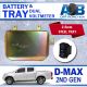 Battery Tray & Blue Volt Meter for ISUZU D-Max 06/2012 - 2019