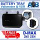 Battery Tray & VSR & Volt Meter for ISUZU D-Max 06/2012 - 2019 BLACK