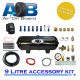 Full Accessory Kit with 9 Litre 200 psi Air Tank for Nissan/Holden/Mitsubishi/Toyota Hilux Landcruiser 70 79 Prado 150 etc