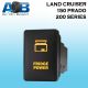 Direct Toyota replacement 9B48O FRIDGE POWER ON-OFF Push Button Switch with dual LED lights in AMBER