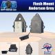 Anderson flush Mount SB50 + Black DUST CAP + Grey SB50 Plug (SB50SGP)