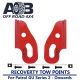 Recovery Tow Points 2100N RED for Nissan Patrol GU Series 2, 3, 4, 5