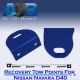 Recovery Tow Points 2500-BLUE for Nissan Navara D40