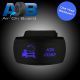 Universal 12V 20A / 24V 10A 6C10SB AIR COMP ON-OFF Carling Narva type laser etched rocker switch in BLUE designed for car, truck, ute, offroad