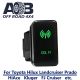 Direct Toyota replacement 8C76G CEL FI ON-OFF Push Button Switch with dual LED lights in GREEN