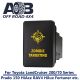 Direct Toyota replacement 902O ZOMBIE TARGETING ON-OFF Push Button Switch with dual LED lights in AMBER