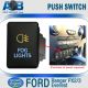 Direct Toyota replacement 917CA FOG LIGHTS ON-OFF Push Button Switch with dual LED lights in AMBER LIGHT BLUE