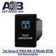 Direct OEM replacement 4B90BW FLUX CAPACITOR ON-OFF Push Button Switch with dual LED lights in BLUE WHITE for Mazda BT50 BT-50 and Isuzu D-Max DMAX