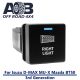 Push Switch RIGHT LIGHT I618BW fits NEW Isuzu D-Max DMAX MU-X, Mazda BT-50 3rd Generation gear lever panel with LED in light blue white