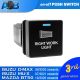 Push Switch RIGHT WORK LIGHT I6C59BW fits NEW Isuzu D-Max MU-X, Mazda BT-50 3rd Generation gear lever panel with LED in light blue white