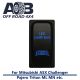 Direct Mitsubishi replacement M107B LED LIGHT BAR ON-OFF Push Button Switch with dual LED lights in BLUE
