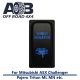 Direct Mitsubishi replacement M150B WINCH ISOLATOR ON-OFF Push Button Switch with dual LED lights in BLUE