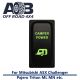 Direct Mitsubishi replacement M165G CAMPER POWER ON-OFF Push Button Switch with dual LED lights in GREEN