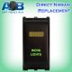 Direct Nissan replacement N113GO WORK LIGHTS ON-OFF Push Button Switch with dual LED lights in AMBER GREEN