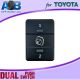 Direct Toyota replacement 901BA2 CAMERA 1 2 ON-OFF-ON Push Button Switch with dual LED lights in AMBER BLUE AMBER