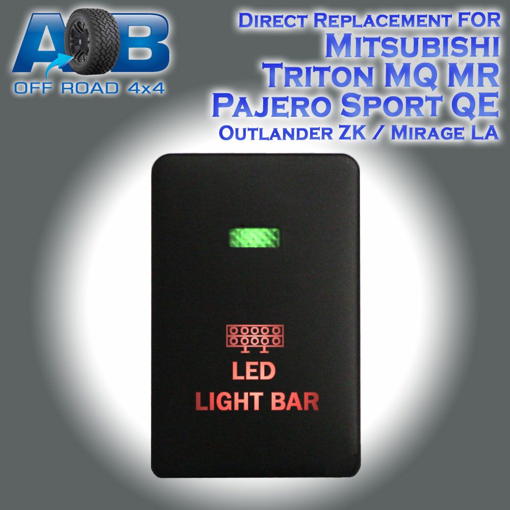 Mitsubishi Outlander ZK Push Switch 207GR LED LIGHT BAR on-off LED 12V 3A